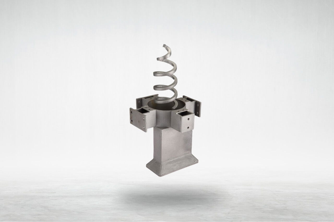 Antenna Integrated Helix Feed