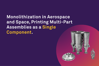 Monolithization in Aerospace and Space, Printing Multi-Part Assemblies as a Single Component Monolithization in Aerospace and Space, Printing Multi-Part Assemblies as a Single Component