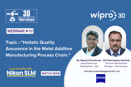 Webinar 10 - Holistic Quality Assurance in the Metal AM Process Chain Webinar 10 - Holistic Quality Assurance in the Metal AM Process Chain
